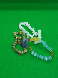 Crystal Chip Bracelets